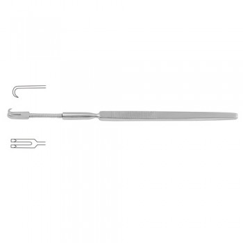 Wound Retractor Flexible - 2 Sharp Prongs Stainless Steel, 16 cm - 6 1/4"